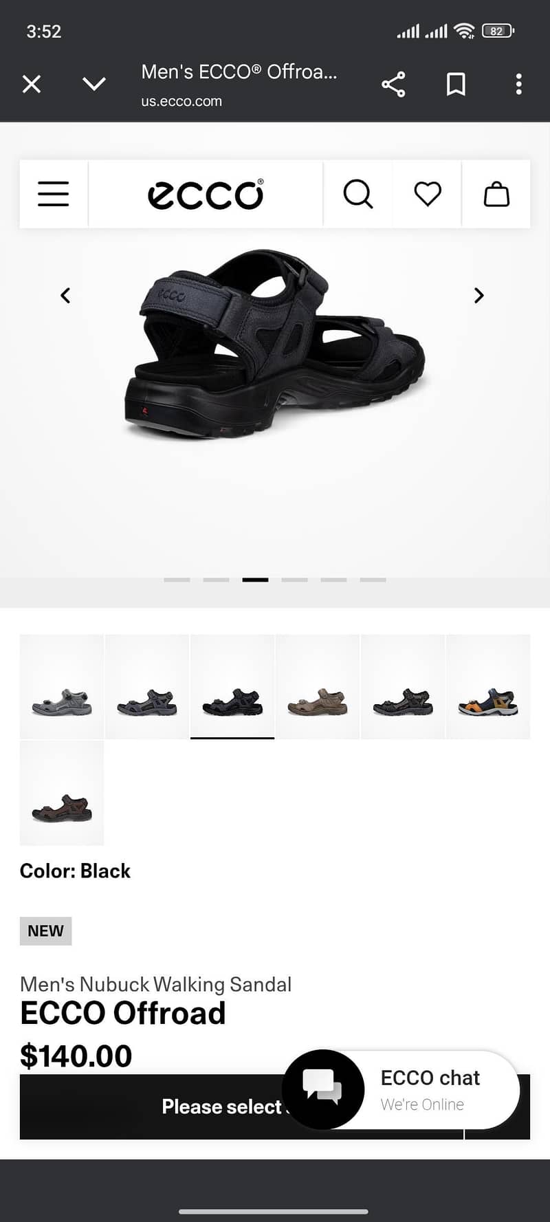 Original Ecco Sandal 2