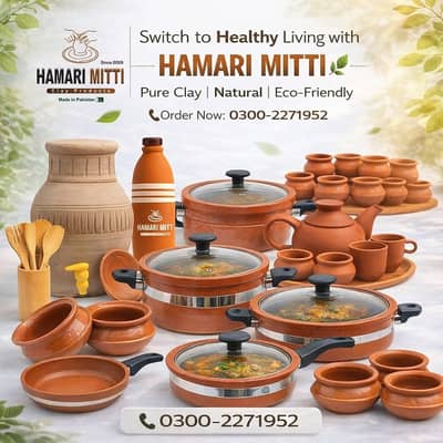 Hamari Mitti – Natural Clay Cookware for Healthy & Eco-Friendly Living