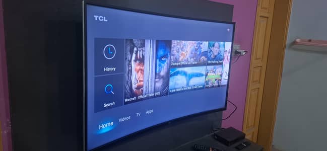 Tcl curved 48 inch Smart Led