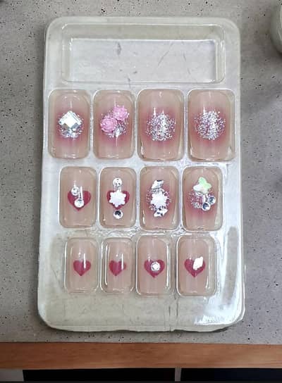 Stylish Press-On Nails  New | Reusable | Trendy Designs