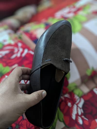 Almirah Brown Leather-Suede Slip-On