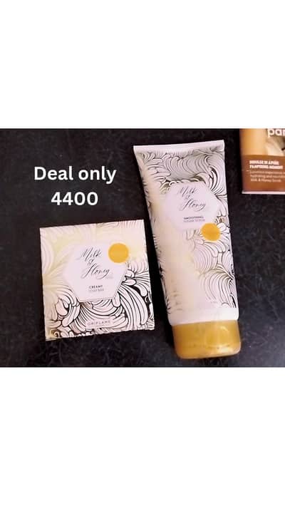 Milk and Honey soap and Milk and honey sugar scrub