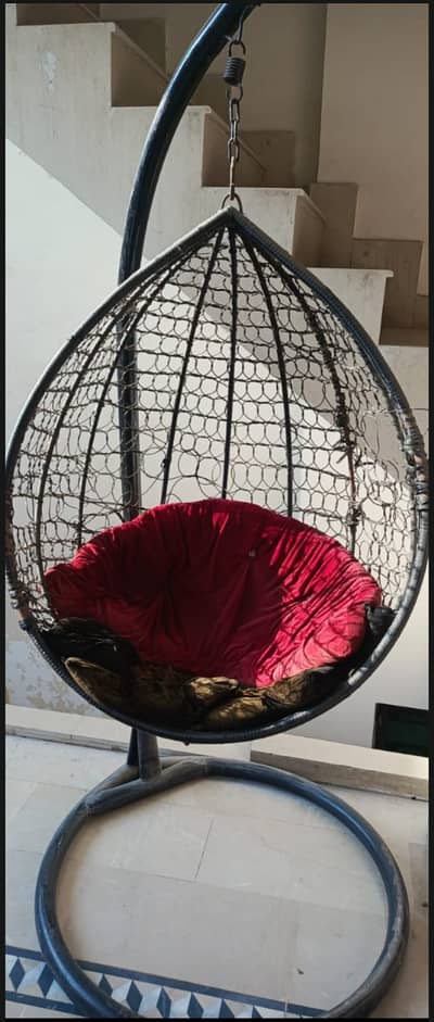 Luxury Hanging Egg Chair with Stand