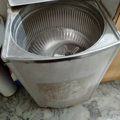 Top load  washing machine with steel body