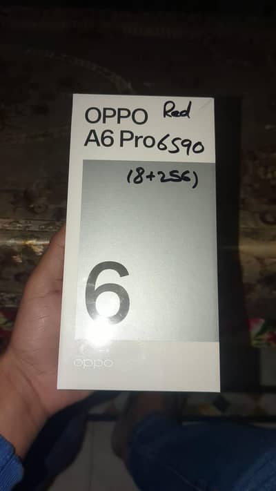Oppo A6 Pro 256GB | Just Box Open | 10/10 Condition | Urgent Sale
