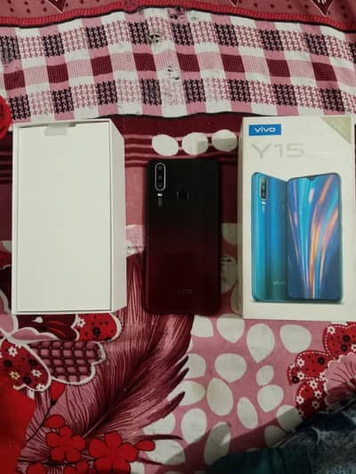 vivo y15 4GB 64GB for sale with box (0328-6498423) Official PTA prove
