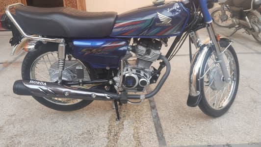 Honda cg 125 blue 2026