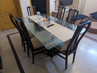 Dining Table Set with 6 Chairs