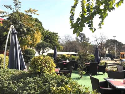 Ground Floor 1200-SQF Plus Outdoor Dining Commercial Space Available for Rent in the Hear of F-7, Markaz