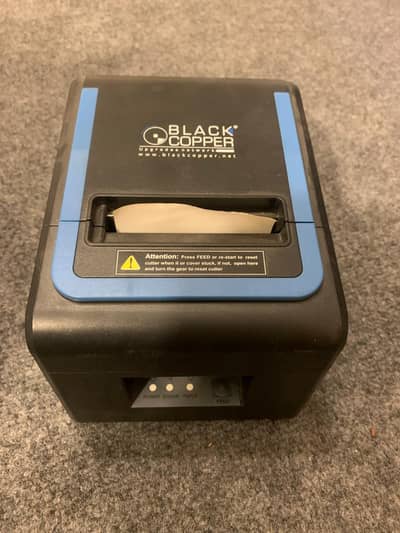 Black cooper thermal invoice printer