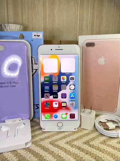 i phone 7 plus 128 GB with box WhatsApp number 0326.3520534