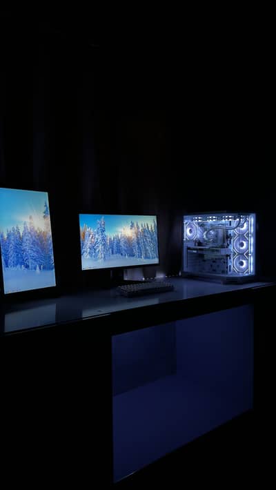 Gaming pc full setup with complete box