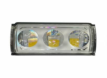 TFMOTO 3-Lens LED Spotlight - White & Yellow Dual Beam - Quality Assur