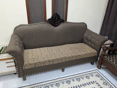 Sofa Set with Table Set for Sale - Almost New