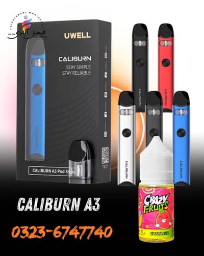 UWell caliburn A3 with Free Tokyo Flavour