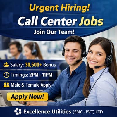 Urgent Hiring – International Call Center Representatives