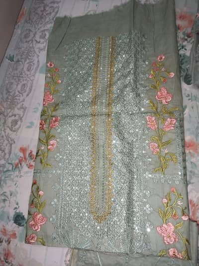Unstitched dress for Eid