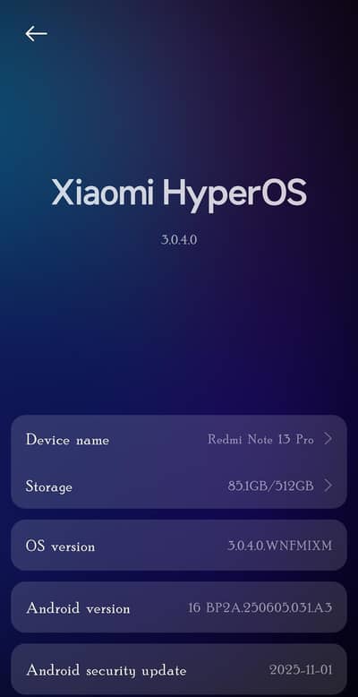 redmi note 13 pro  12 512