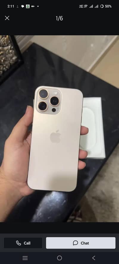 16 pro max pta approve 256GB official Warranty left