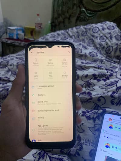 Itel vision 1 pro all geniune only front glass change ha baki