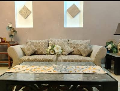 5 seater sofa set skin brown combination