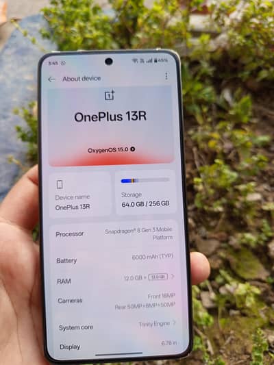 OnePlus 13R non pta sim time available