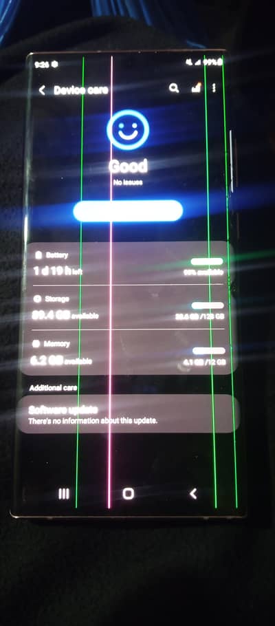 Samsung note 20 ultra official approved lline or bake crak see pic