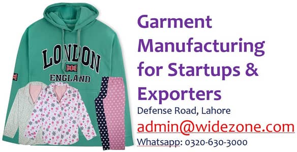 Garment Manufacturing for START UPS & EXPORTERS