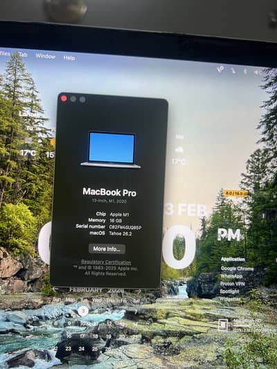 MacBook Pro M1 (2020) – 13.3” | 16GB RAM | 512GB SSD