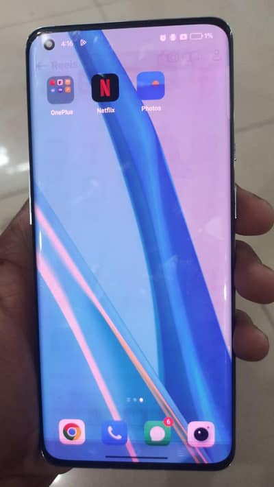 OnePlus 9pro shade in screen .