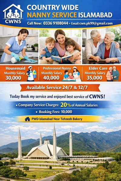 Book Our Service Today & Enjoy the Best Care with CWNS ‎0336-910-8044