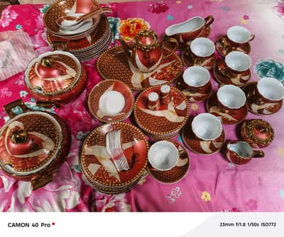 75 piece dinner tea set