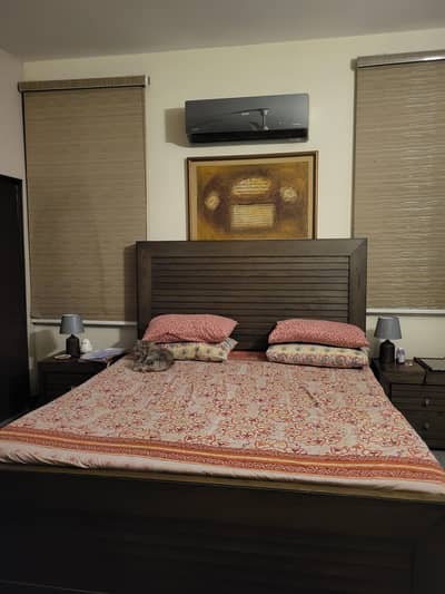 King size bed set without mattress