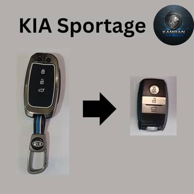 Premium Luxury Metal Key Cover for KIA Sportage