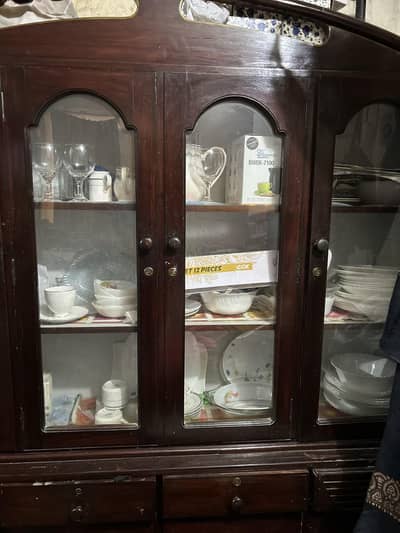 showcase for crockery Available