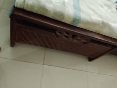 two single beds with mattress