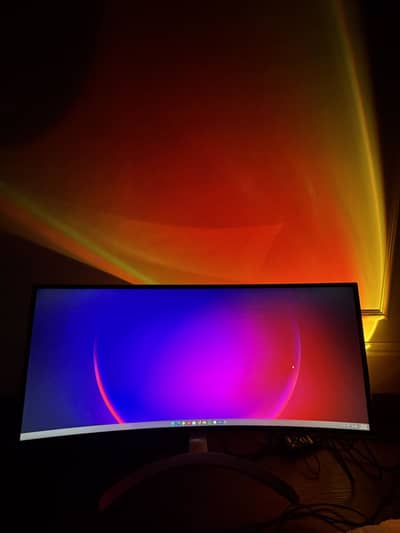 LG 34" Ultrawide 2k Monitor white body
