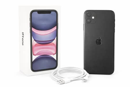 Iphone 11 with box and charger