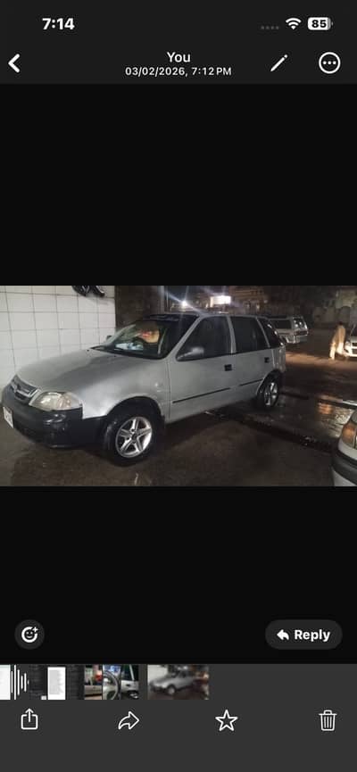 SUZUKI CULTUS 2003 SILVER MANUAL GENUINE