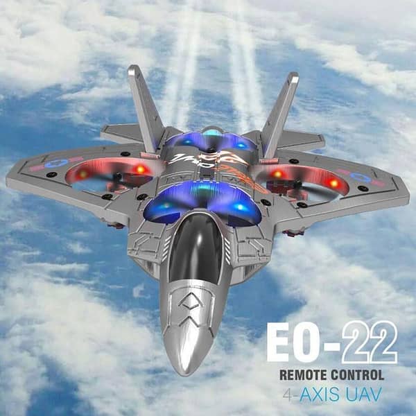 Fighter jet new years offer 2026 Remote RC Airplane with LED Lights, 360° Flip, Stunt Roll and Rechargeable Battery RC Training Jet for Kids & Adults Durable EPP Foam RC Airplane Aircraft Flying Model Best Birthday Gift for Kids