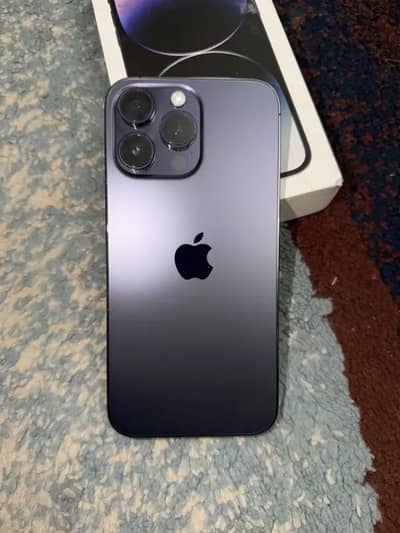 Iphone 14 pro max 256 Pta Approved 96 healt ful box wtr pck read add