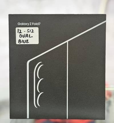 Samsung Galaxy Z Fold 7 12GB 512GB silver Dual sim Box pack Non PtA