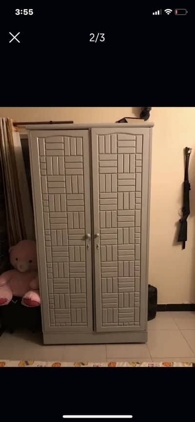 Heavy wood cupboard