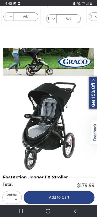 Graco baby stroller