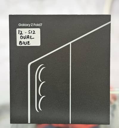 SAMSUNG GALAXY Z FOLD 7 12-512 GB BLUE DUAL SIM NON PTA BOX PACK