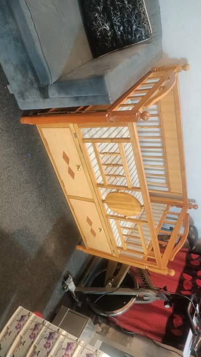 baby cot, wooden baby cot, baby bed, baby cradle
