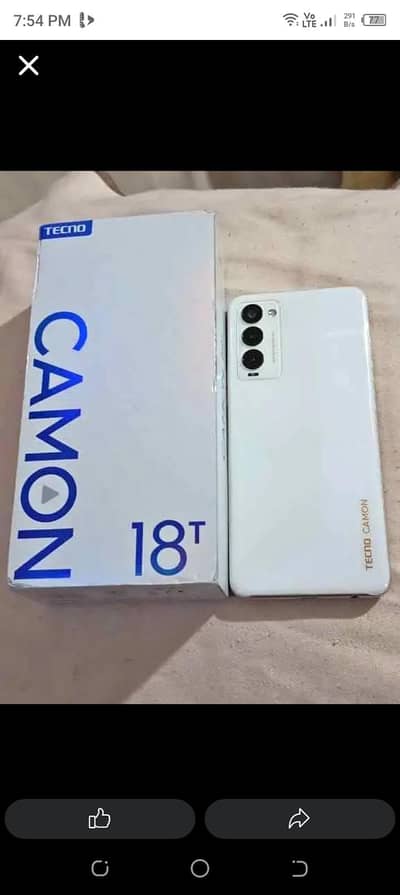 Tecno Camon 18t 4/128 pta approved