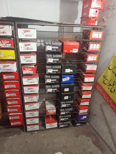 shoe racks & shoe shop displays