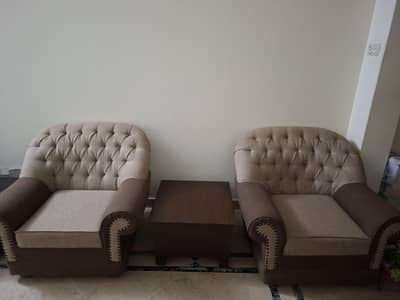 Sofa set [3 + 1 + 1 ] good condition