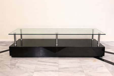 Sheesham Tv Console - Top Glass - LED Console - Premium Quality
